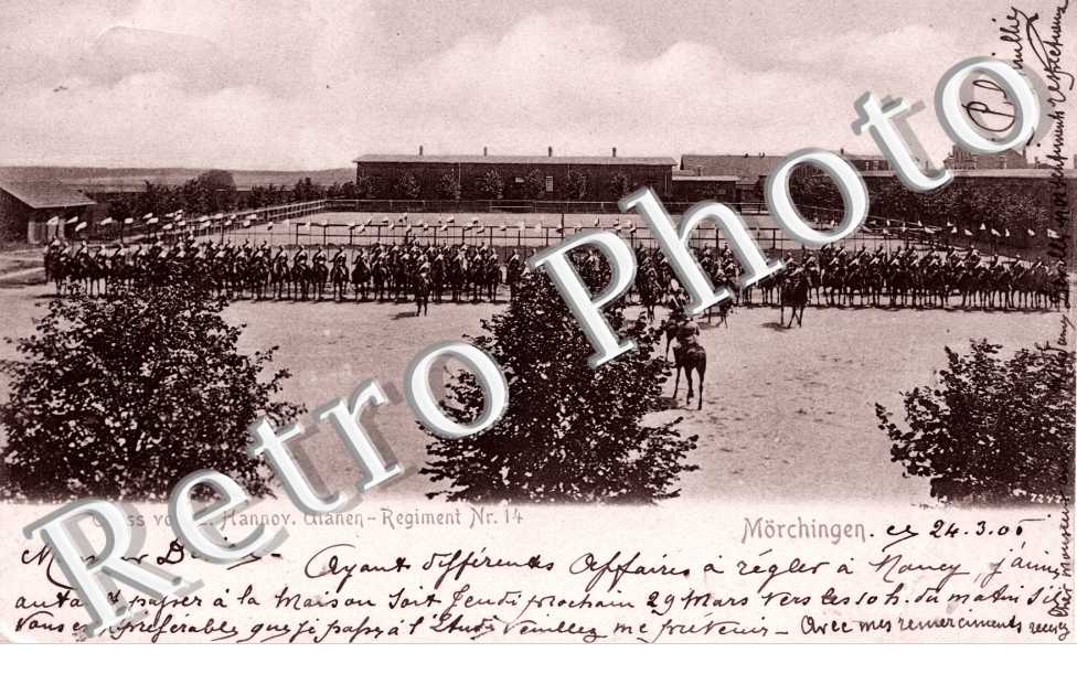 Morchingen - Gruss vom 2 Hannov. Ulanen Regiment nr 14