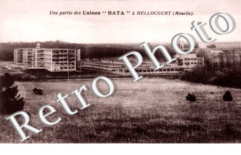 Une partie des usines Bata a Hellocourt