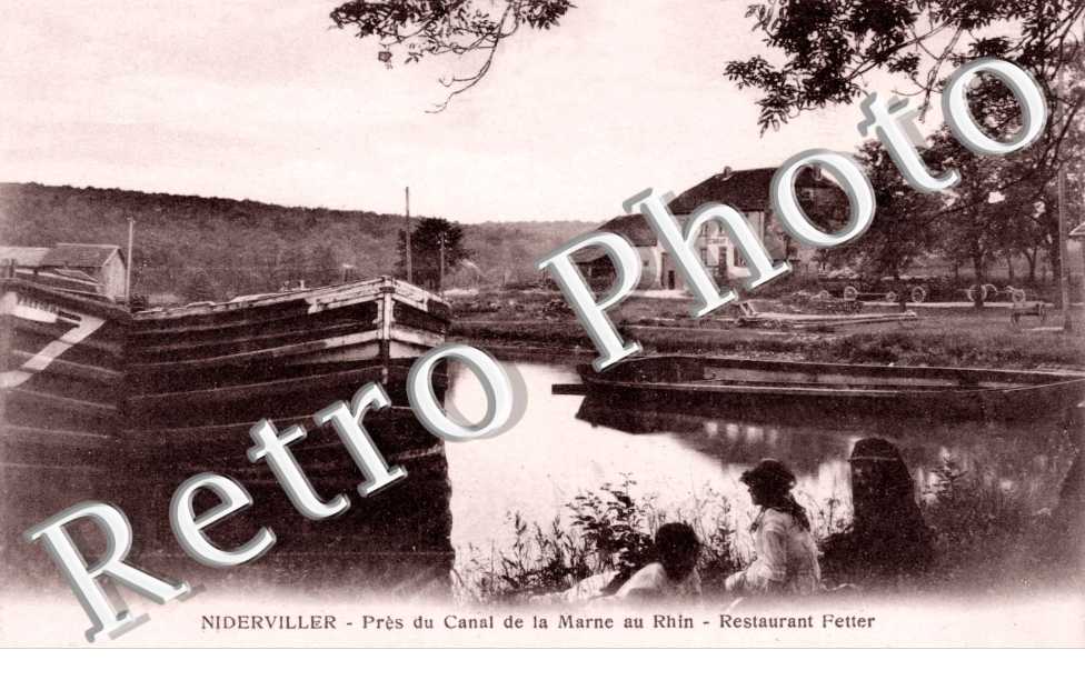Pres du canal de la Marne au Rhin - Restaurant Fetter