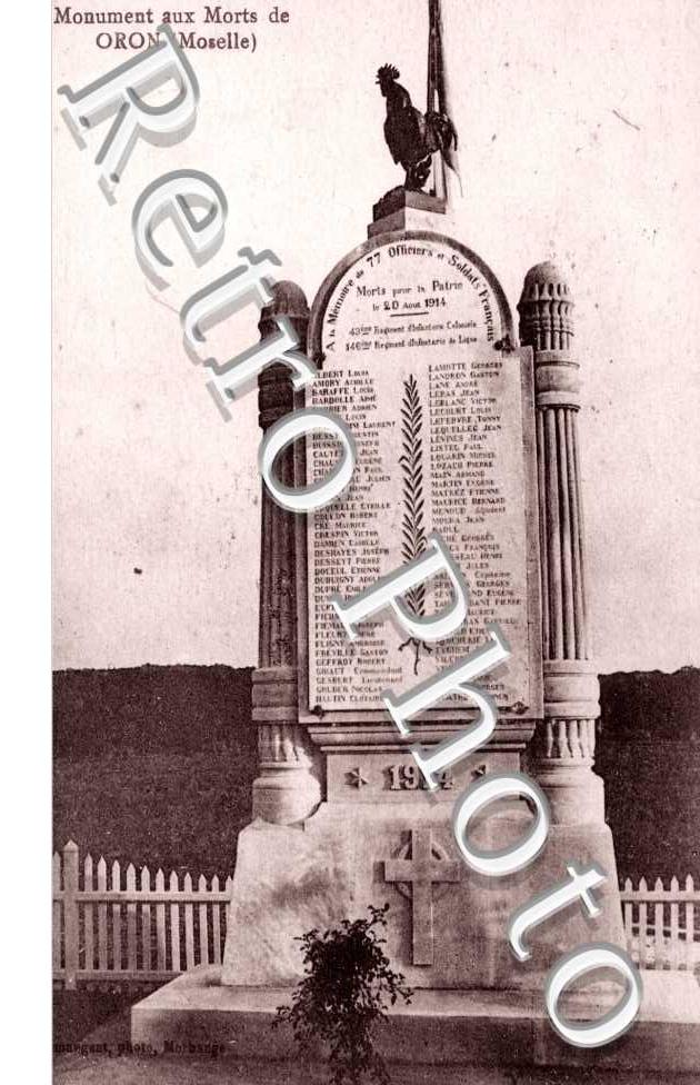Monument aux Morts de Oron