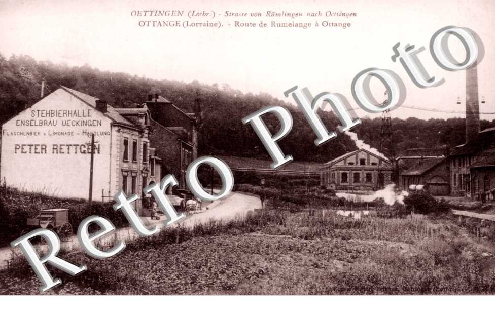Route de Rumelange a Ottange (usines)