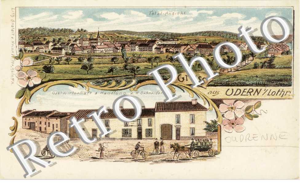 Totalansicht - Gasthaus von N. Schneider