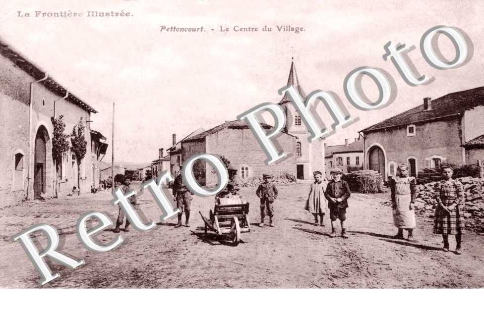 le centre du village - belle carte anim