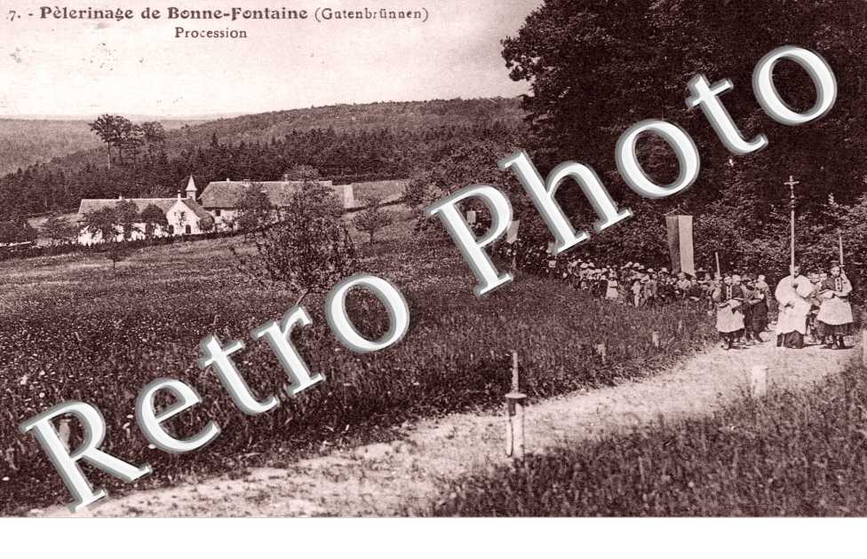Pelerinage de Bonne Fontaine, Procession