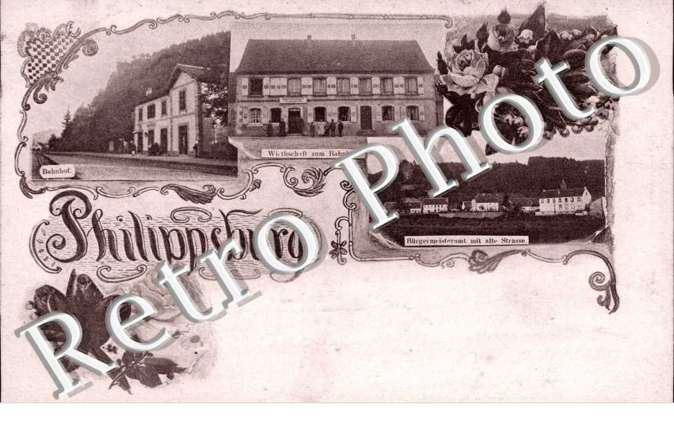  Philippsburg Wirtschaft zum Bahnhof - la gare