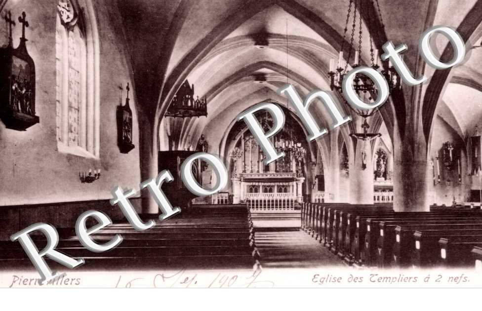 Eglise des Templiers a 2 nefs