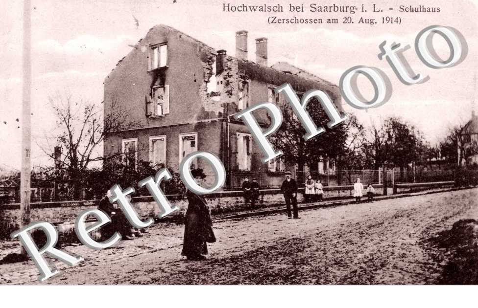 Hochwalsch bei Saarburg i. L., schulhaus
