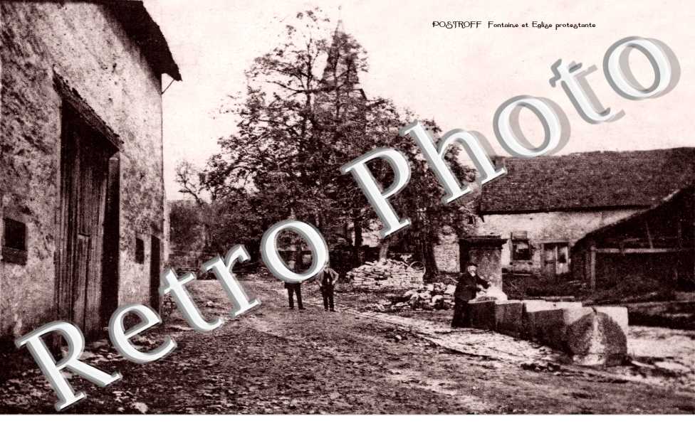 Fontaine et Eglise Protestante
