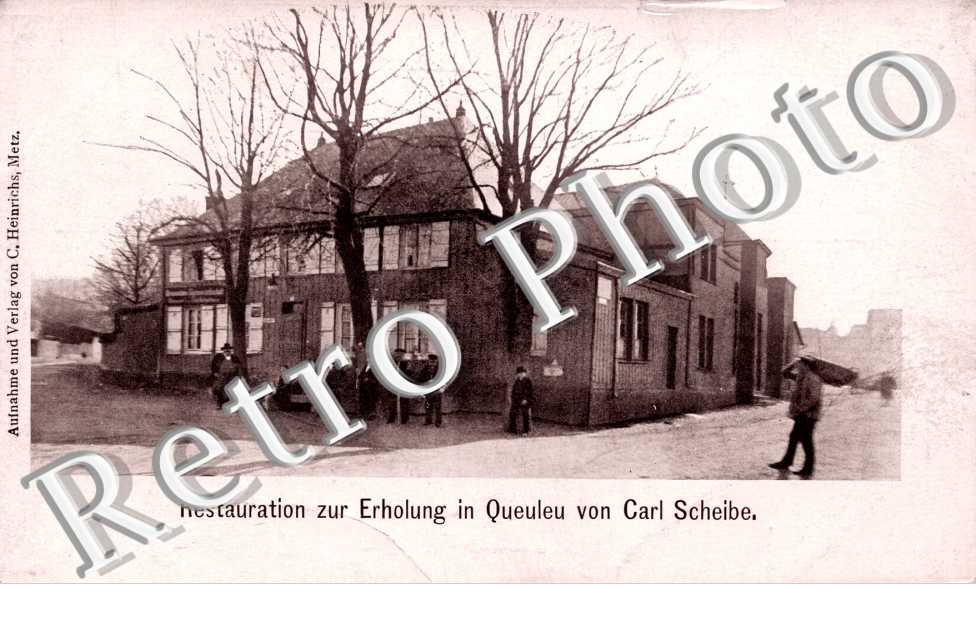 Restauration zur Erholung in Queuleu von Carl Scheibe