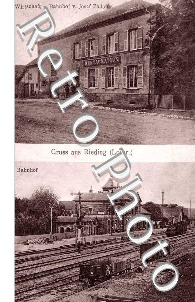 Wirtschaft zum Bahnhof von Joseph Padou, Bahnhof