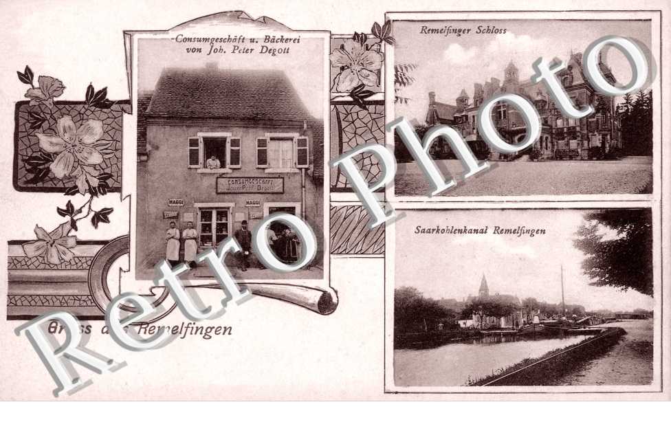 Saarkohlenkanal Remelfungen, Remelfinger Schloss