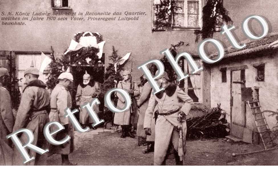 S. M. Konig Ludwig besichtigt in Reconville