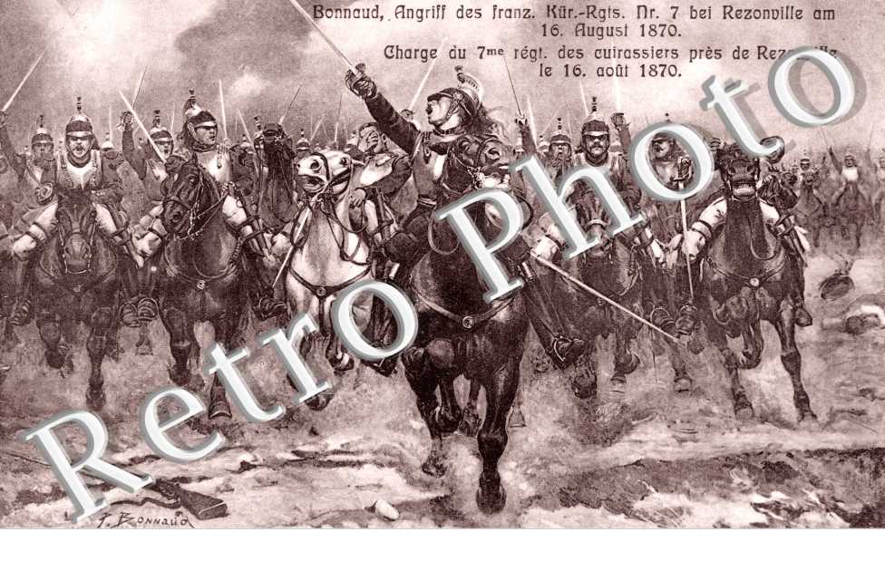 Charge du 7eme regiment des cuirassiers, 16 aout 1870
