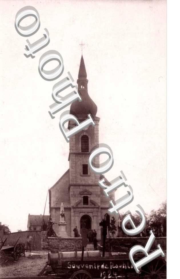 Eglise - souvenir de Rouhling 1924