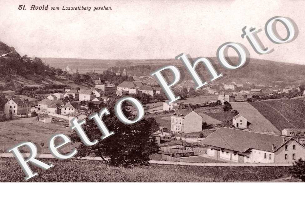 Saint Avold vom Lazarethberg gesehen