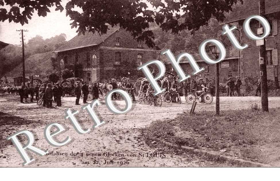 Abfahren  der 4 neuen Glocken von St Louis 22 juillet 19216