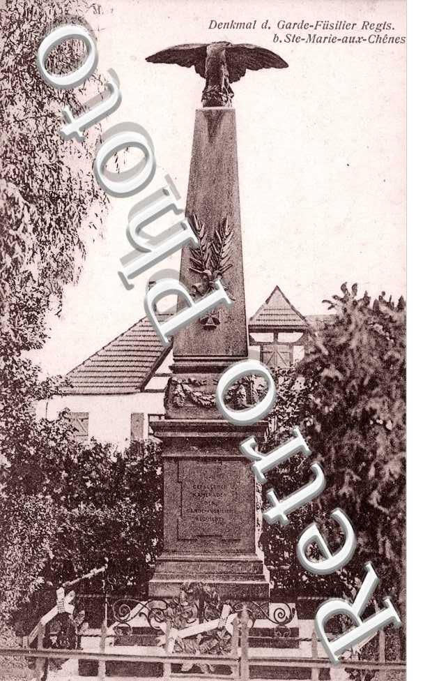 Denkmal d. Garde-Fusilier Regts bei Sainte-Marie-aux-Chenes