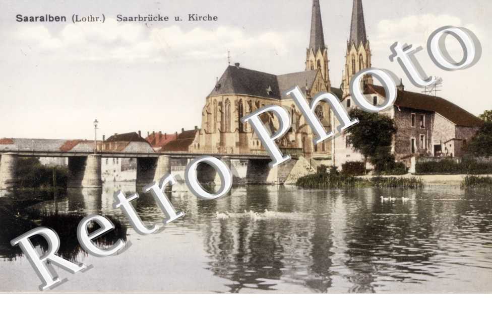 Saarbrucke und Kirche