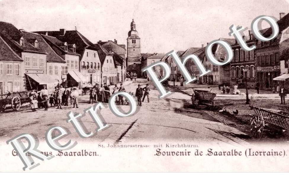 St. Johannesstrasse mit Kirchthurm