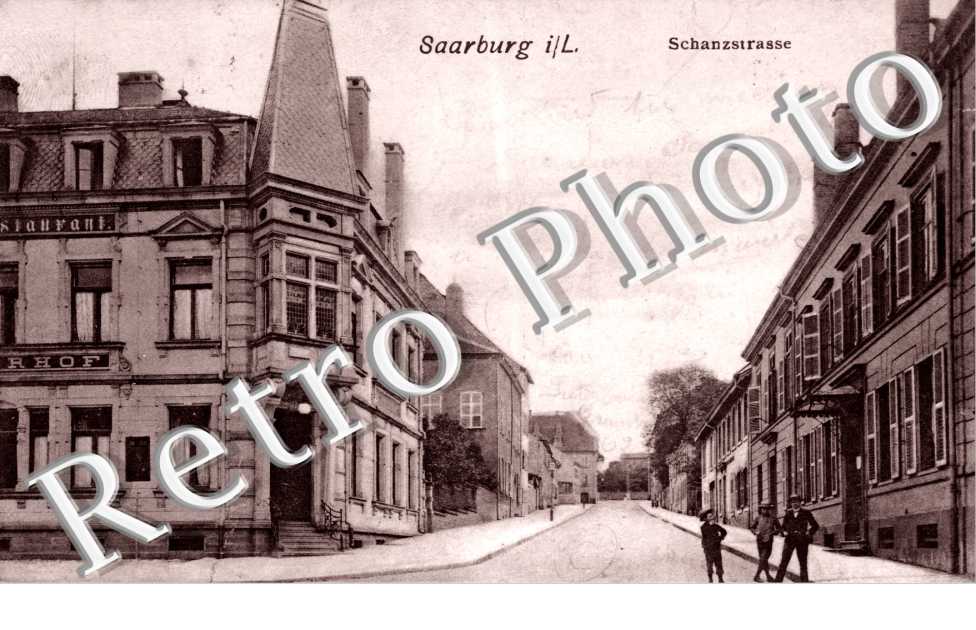 Schanzstrasse (legerement colorisee)