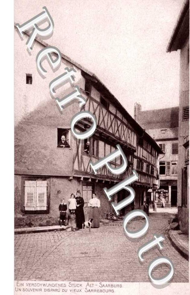 un souvenir du  Vieux Sarrebourg
