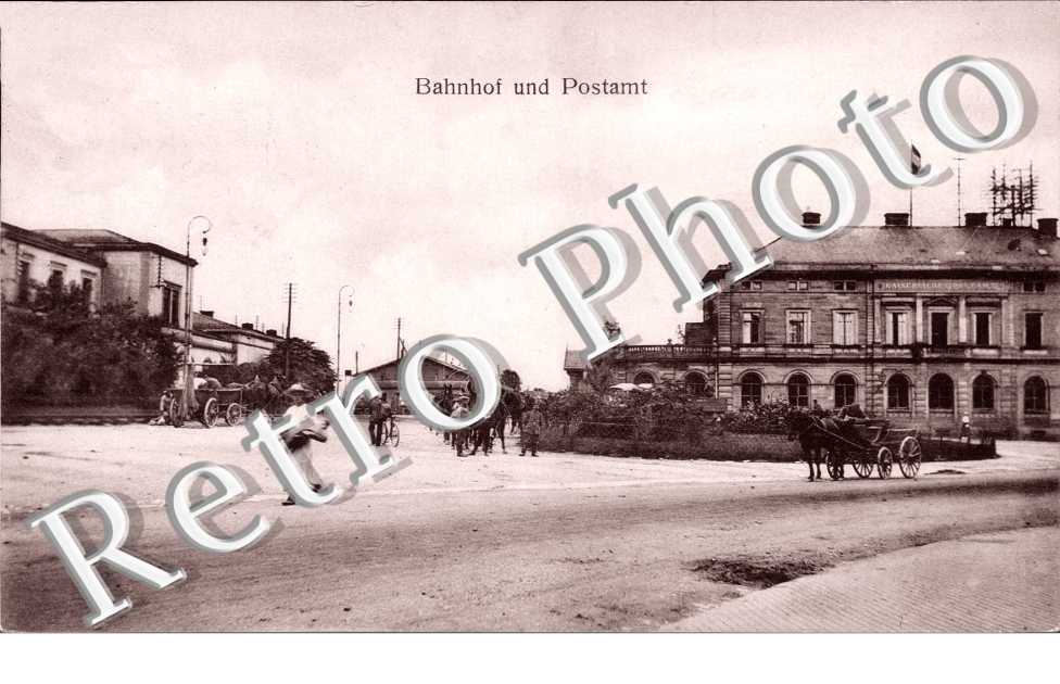 la gare Bahnhof und Postamt