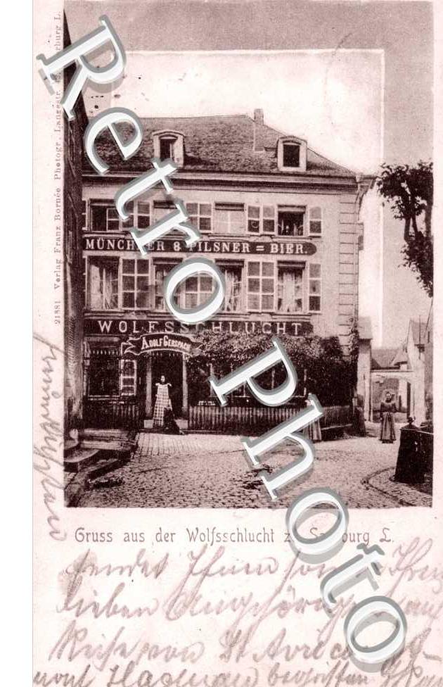 Gruss aus de Wolfsschlucht zu Sarburg