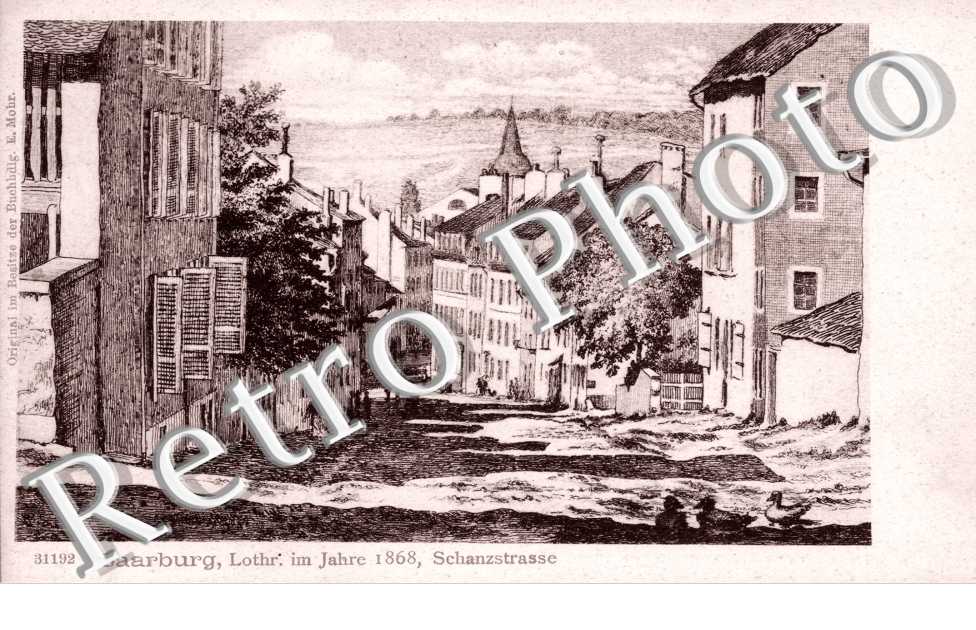 Schanzstrasse  im jahre 1868