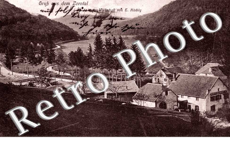gruss aus dem Zorntal  Wirtschaft von E. Kuchly