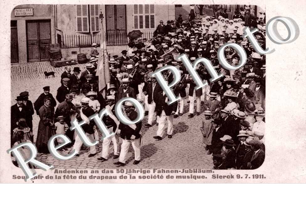 souvenir de la fete du drapeau de la societe de musique 9 - 7 - 1911