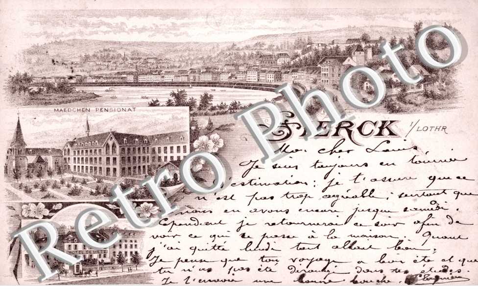 Maedchen Pensionat  Hotel de Metz    1898