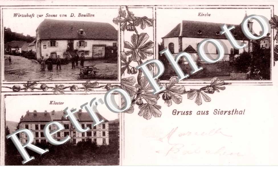 Wirtschaft zur Sonne von D. Bouillon - Kirche - Kloster