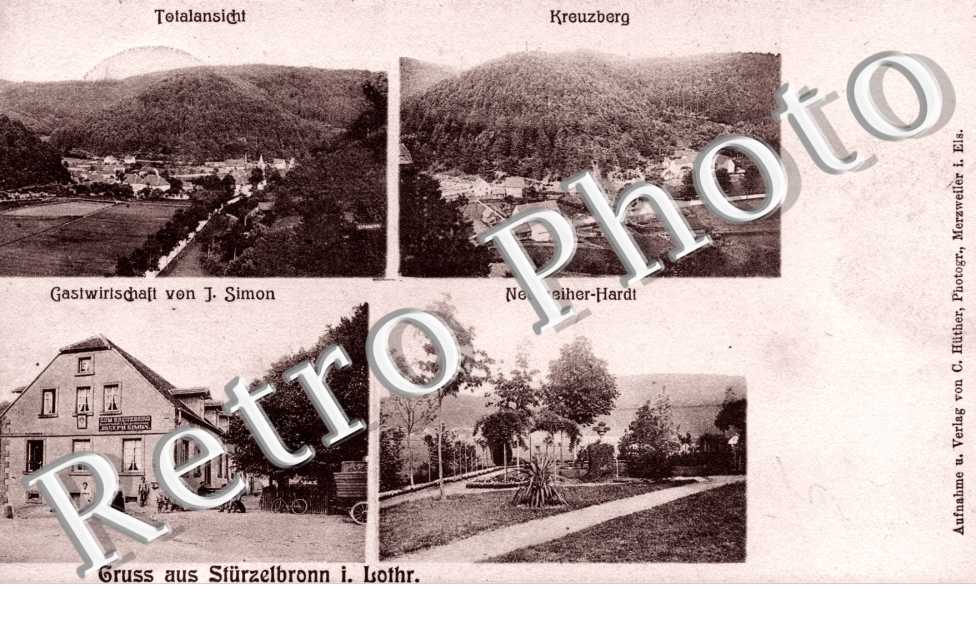 Totalansicht - Kreuzberg  - Gastwirtschaft von J. Simmon