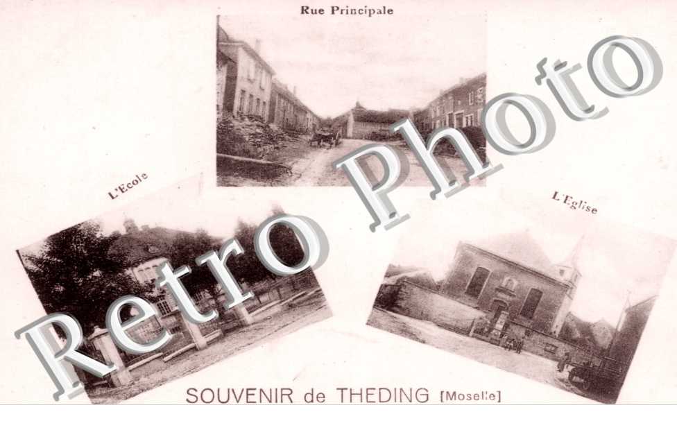 Ecole - eglise - rue principale