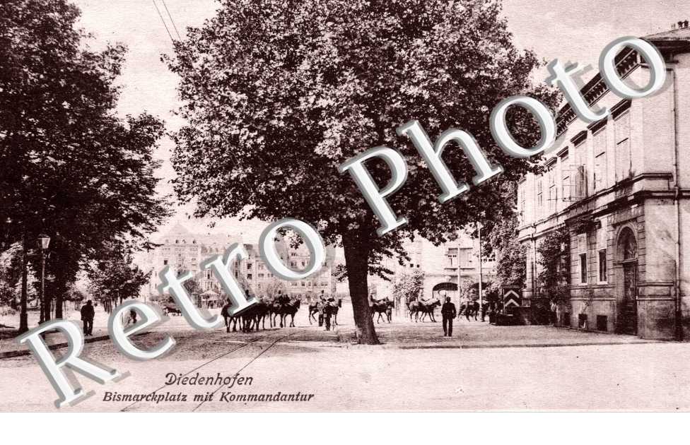 Bismarckplatz mit Kommandantur