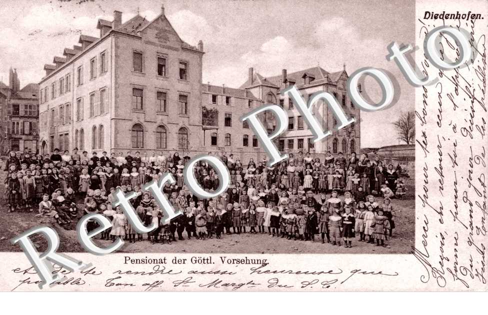 Pensionnat der Gottl.  feldpostkarte