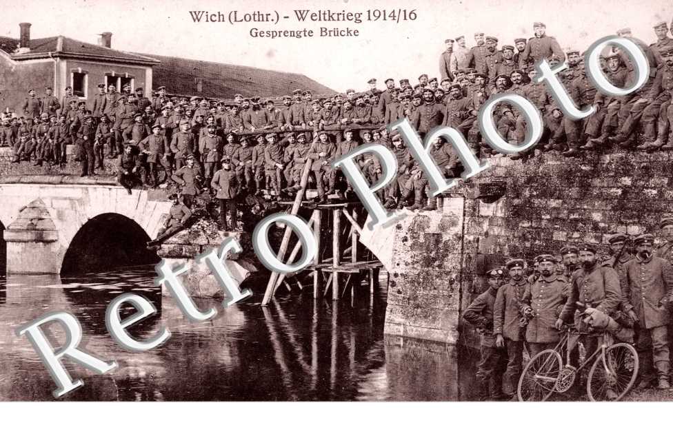 Gesprengte Brucke  1916