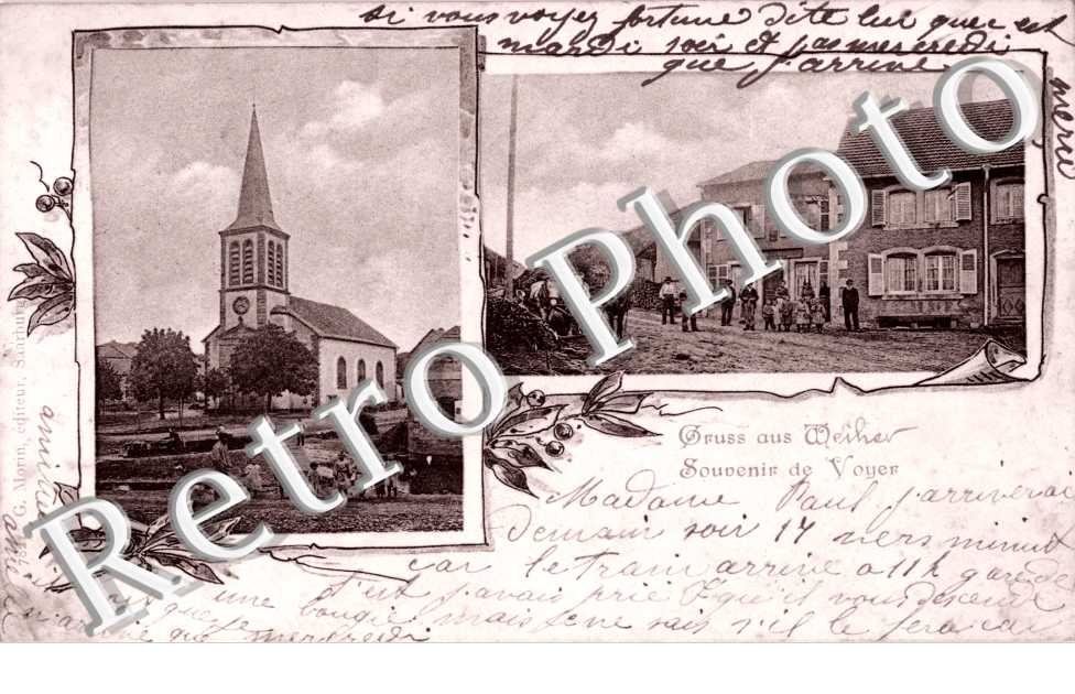 place de l&#039;eglise  et une rue