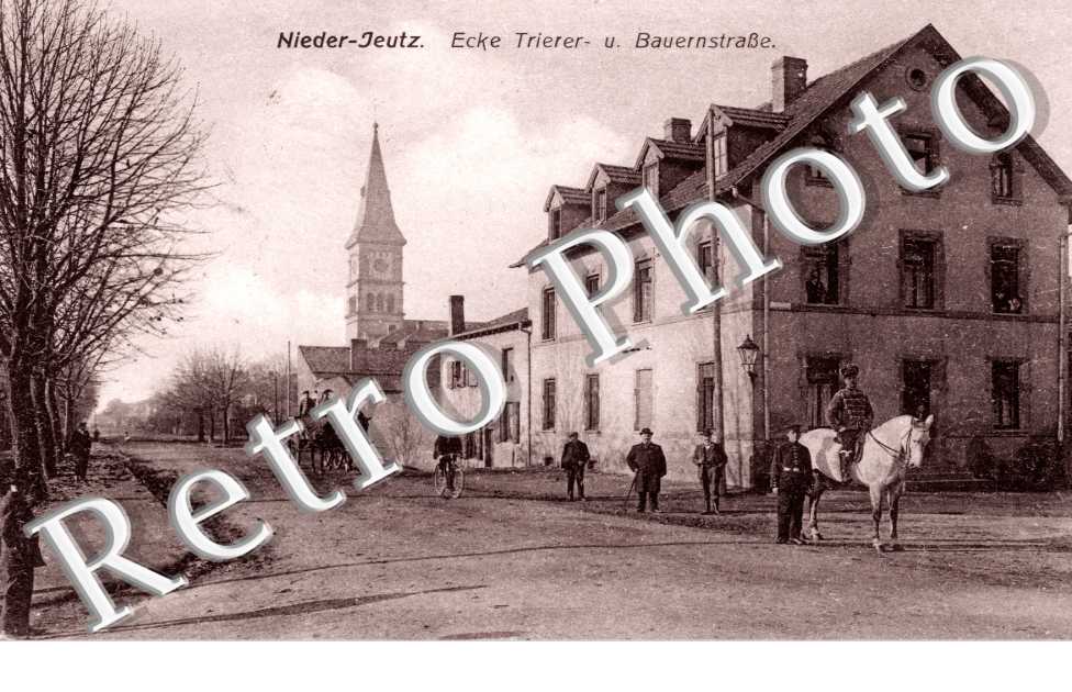 Nieder Yutz   Ecke Trierer  u. Bauernstrasse