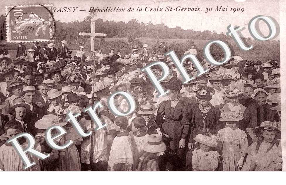 Benediction  de la Croix Saint-Gervais 30 mai 1909