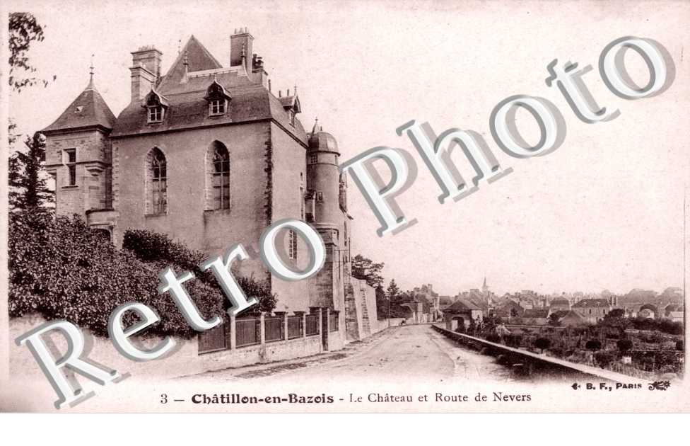 Le Chateau et Route de Nevers
