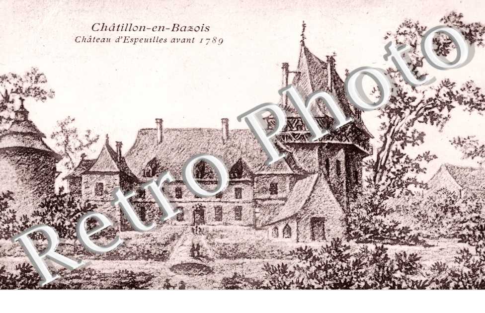 Chateau d'Espeuilles avant 1789