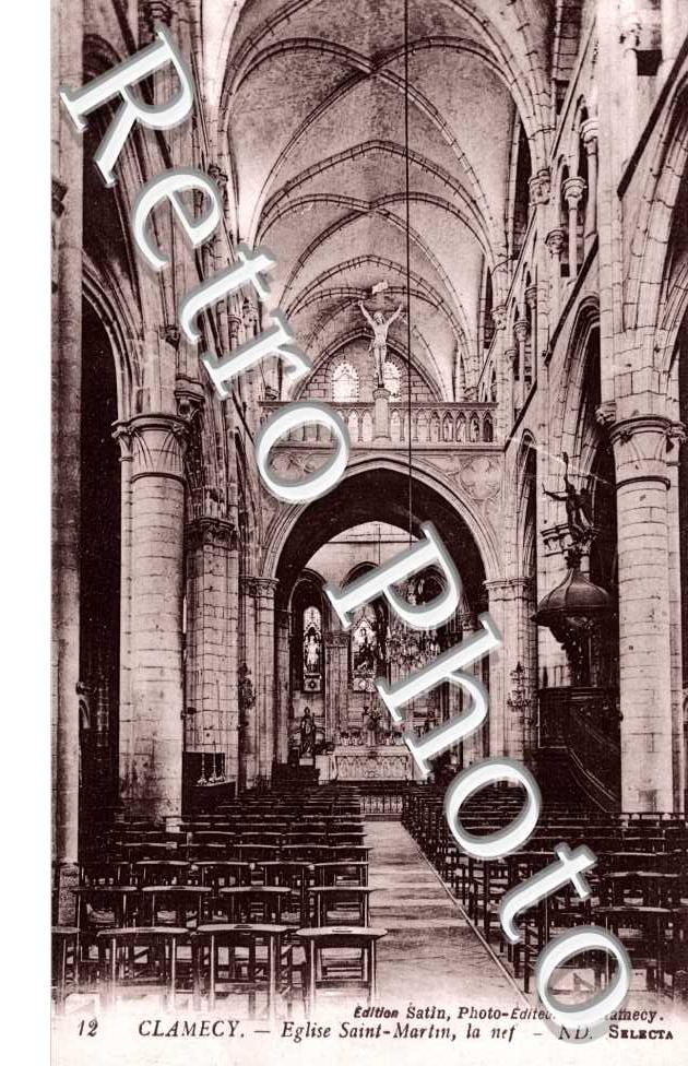 l&#039;eglise Saint Martin - la Nef
