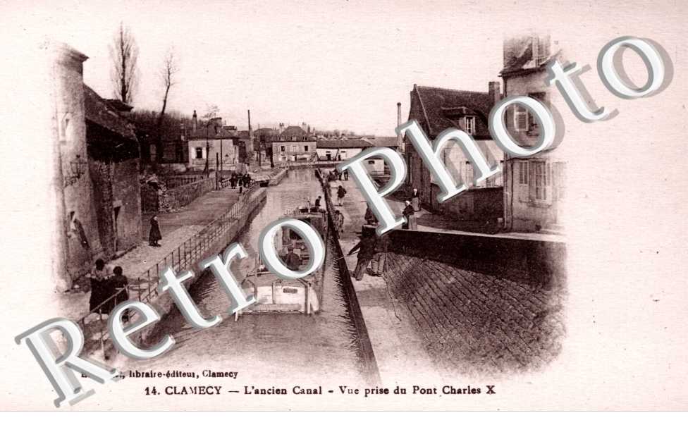 l&#039;ancien canal vue prise du pont Charles X