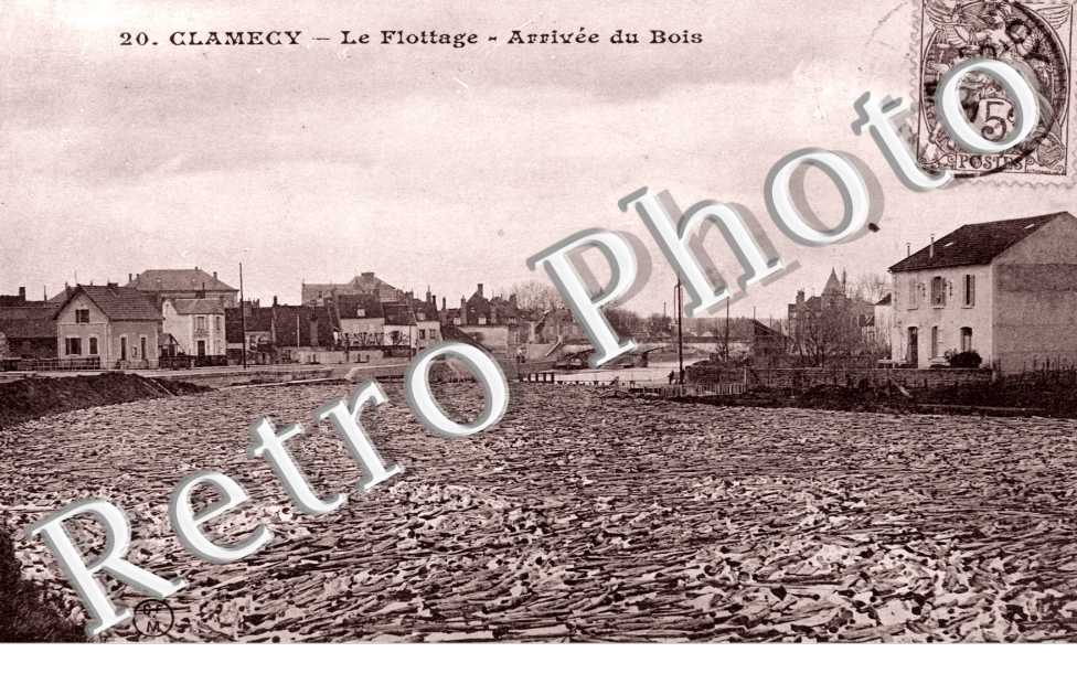 Le Flottage, Arrivee du Bois