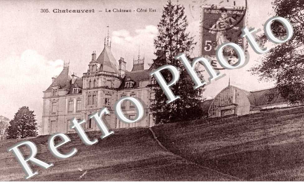 Chateauvert - le chateau cote est