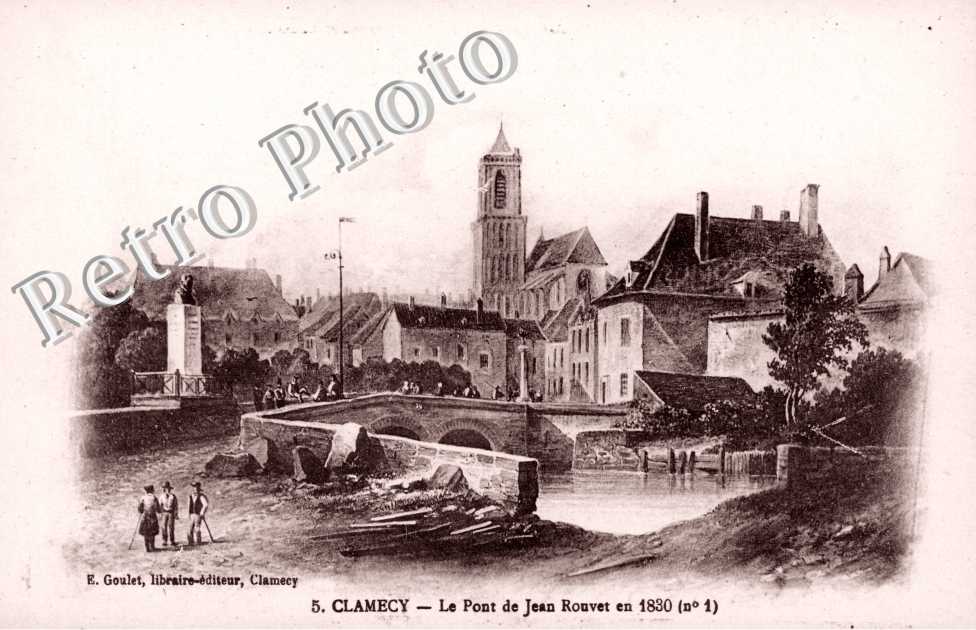 Pont de Jean Rouvret en 1830