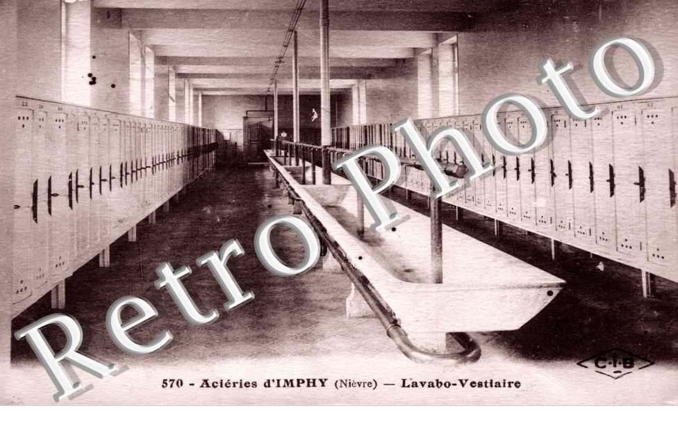 Acieries - Lavabo vestiaire