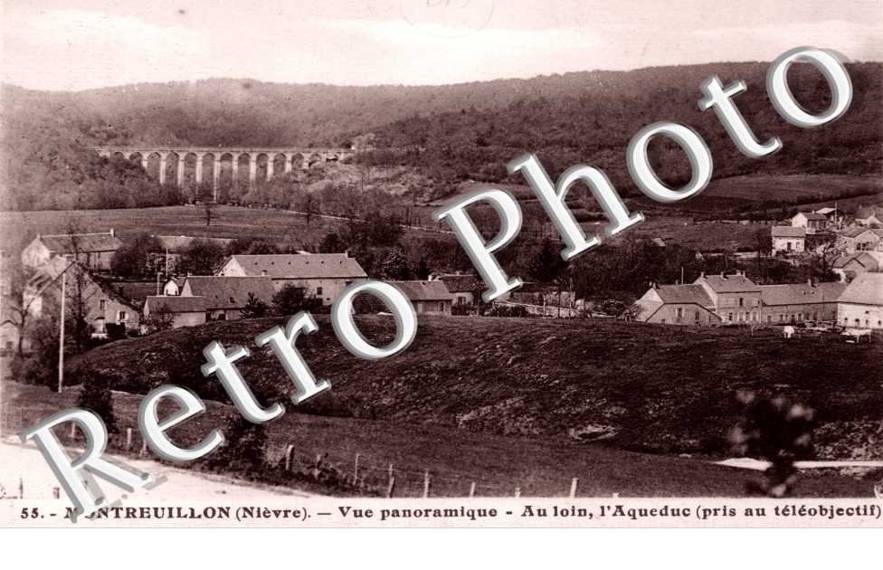 vue panoramique au loin l&#039;aqueduc