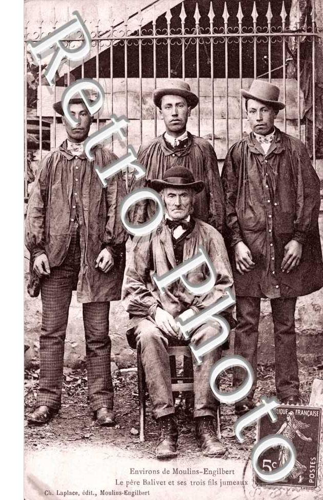 Le Pere Balivet et ses trois fils jumeaux